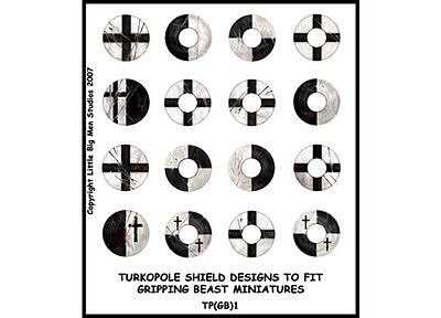 Teutonic Turkopolen Shields 