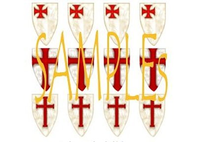 Knights Templar Larger Heater Designs 1 
