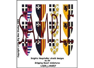 Knights Of St. John (Hospitaller) Larger Heaters Fancy One 