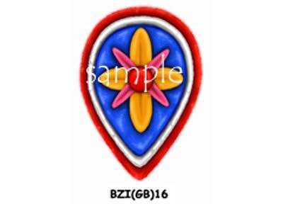 BZI(GB)16 Byzantine Infantry Shield (Infantry Teardrop) (12) 