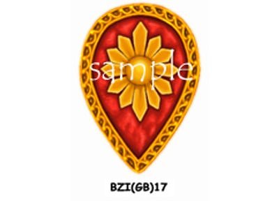 BZI(GB)17 Byzantine Infantry Shield (Infantry Teardrop) (12) 