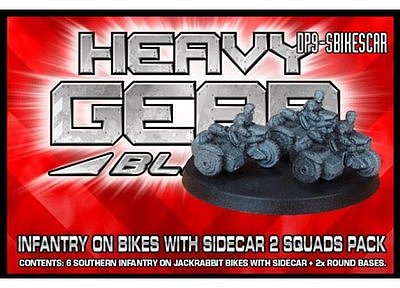 Southern Infantry on Bikes with Sidecar 2 Squads Pack 