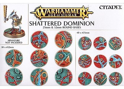 Shattered Dominion 25 & 32mm Round Bases Shattered Dominion 25 & 32mm Round Bases