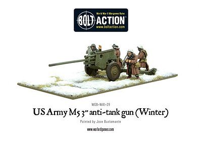 US M5 3インチ対戦車砲（冬季） 