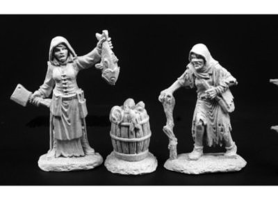 03789: Townfolk of Dreadmere - Fishwife & Crone 