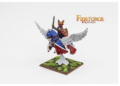 Fireforge Games Fantasy: (9th Age) Albion's Noble on Pegasus (lion)  