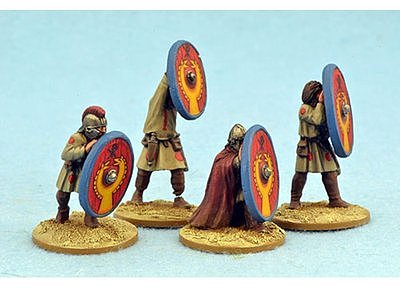 LR19 Late Roman Infantry Shieldwall Two (4) 