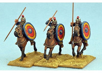 LRC10 Late Roman Unarmoured Cavalry (Crested Helmets) (3) 