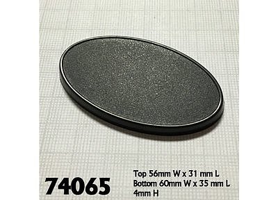 リーパー ６０mmx３５ｍｍ長円形ゲーミングベース（１０個） 