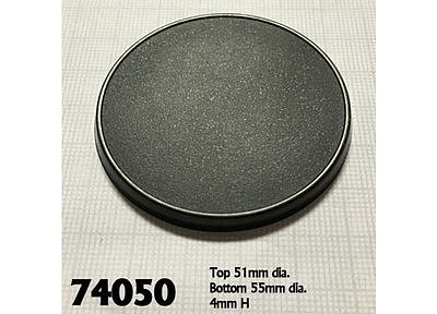 74050: 55mm Round Gaming Base (10) 