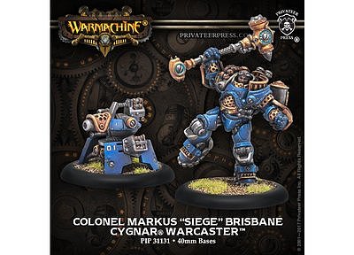 Cygnar Colonel Markus 'Siege' Brisbane 
