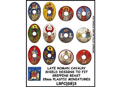 レイト・ローマン・キャバルリーシールド（プラスチックキット用） ３ 