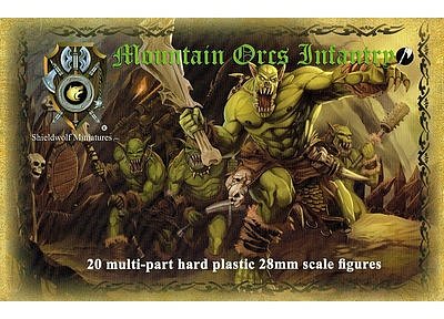 Mountain Orc Infantry - 20 multipart plastic Orcs 