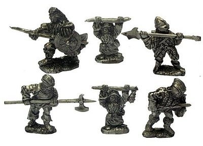 DL010 Mixed fighting adventurers (5 minis) 