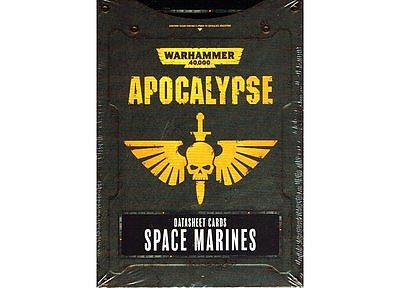 Apocalypse Datasheet Cards: Space Marines (English) 