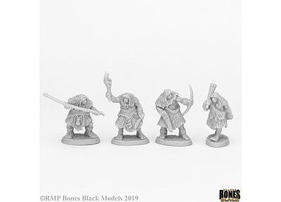 44086 Black Bear Tribe Cavemen (4) 