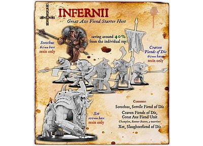 Infernii Great Axe Fiend Monstrous Infantry Starter Host  
