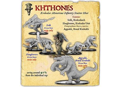 Khthones Krokodar Monstrous Infantry Starter Host 