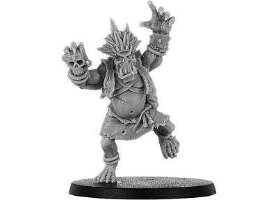 Queefus, Bone Orc Shaman on Foot  