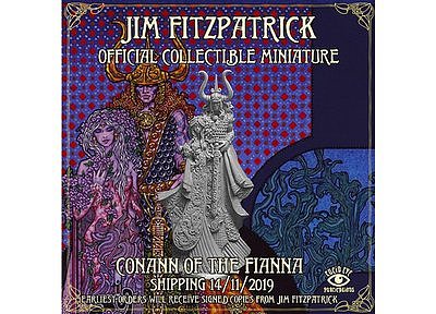 Jim FitzPatrick Official Collectible Miniature - CONANN OF THE FIANNA 
