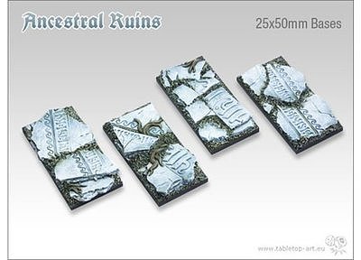 Ancestral Ruins Bases - 25x50mm (4) 