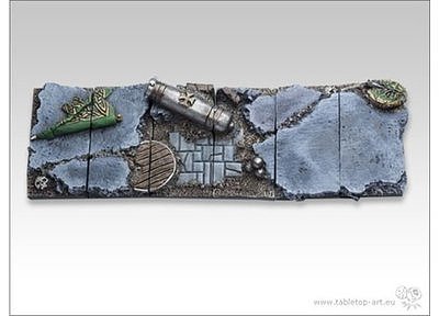 バトルグラウンド　スクウェア２５ｘ５０ｍｍ（ディオラマＡ６個）  