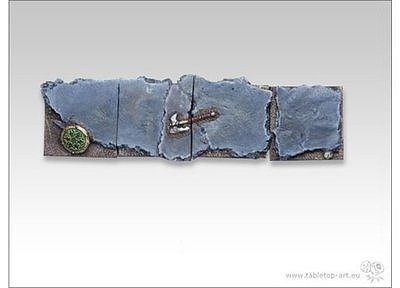 バトルグラウンド　スクウェア４０ｘ４０ｍｍ（ディオラマ４個）  