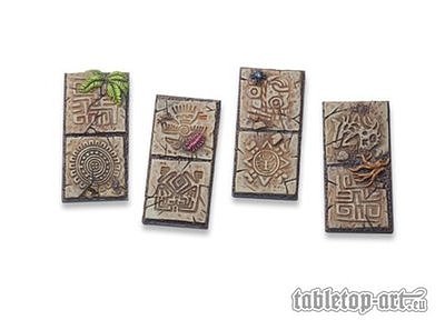 Lizard City Bases - 25x50mm (4) 