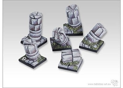 Stonefloor Bases - 20x20mm pillars (5) 