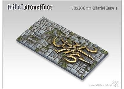 Tribal Stonefloor Bases - 50x100mm 1 