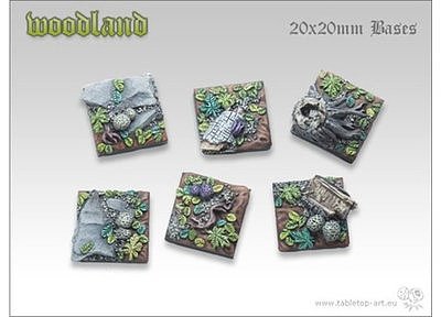 Woodland Bases - 20x20mm (5) 