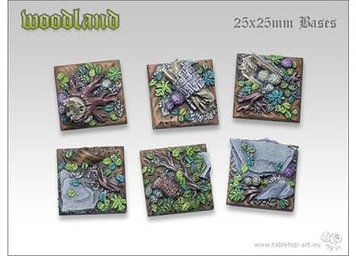 Woodland Bases - 25x25mm (5) 