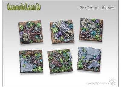 ウッドランド　スクウェア２５ｘ２５ｍｍ（ランダム５個） 