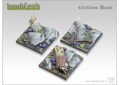 Woodland Bases - 40x40mm (2) 