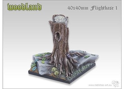 Woodland Bases - 40x40mm Flightbase 1 