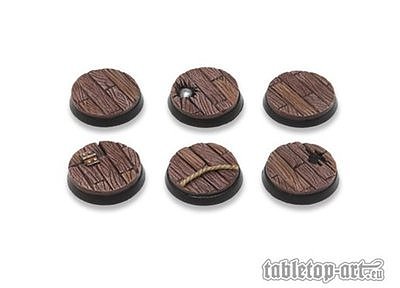 Pirate Ship Bases - 25mm (5) 