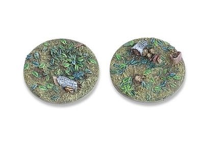 Woodland bases - 40mm flat (2) 