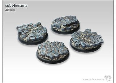 Cobblestone Bases - 40mm RL (2) 