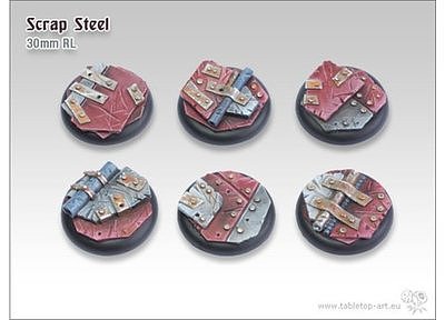 Scrap Steel Bases - 30mm RL (5) 