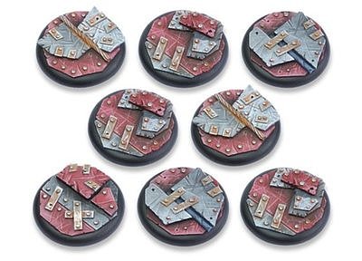 Scrap Steel Bases - 40mm RL DEAL (8) 