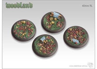 Woodland Bases - 40mm RL (2) 