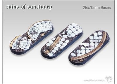 Ruins of Sanctuary Bases - 25x70mm (3) 