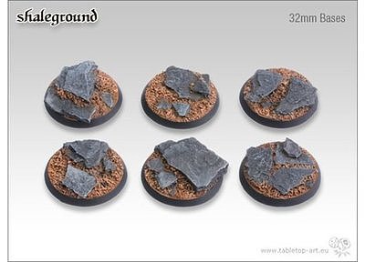 Shaleground Bases - 32mm (5) 