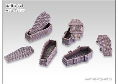 Wood Coffins - Set 1 (4/4) 