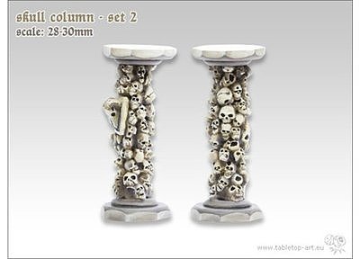 Skull Column - Set 2 (2) 