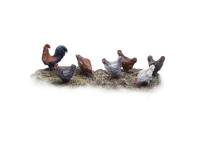 Chickens And Rooster - Set 1 (7) 