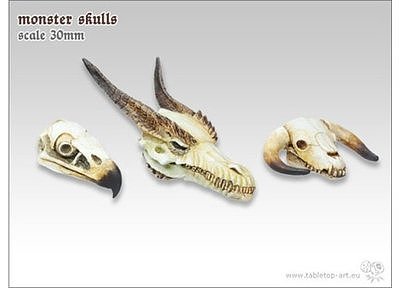 Monster Skull Set (3) 