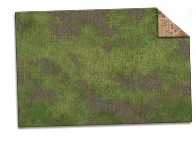 Monster Game Mat: 6x4' – Broken Grassland / Desert Scrubland Adventure Grid 