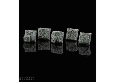 Dwarfen Ruins Square Bases 20mm #1 