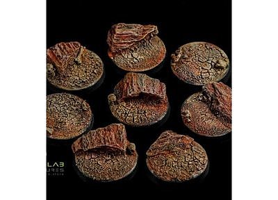 WASTELAND ROUND BASES 32MM (4) 
